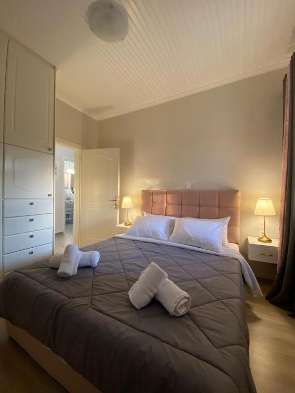 Postel nebo postele na pokoji v ubytování Diamond Suite
