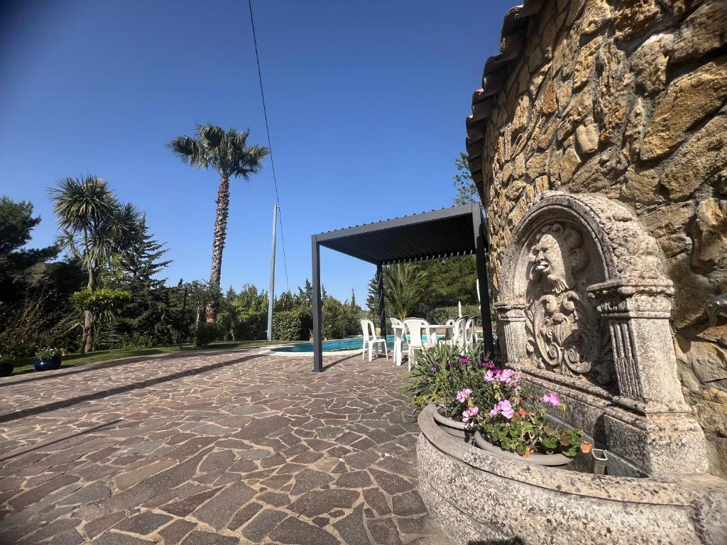Vonkajšia záhrada v ubytovaní Agriresort Villa Bentivoglio