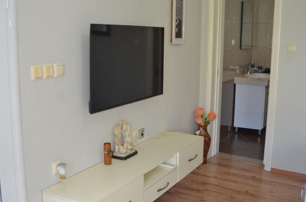 TV a/nebo společenská místnost v ubytování ADA's Guest House