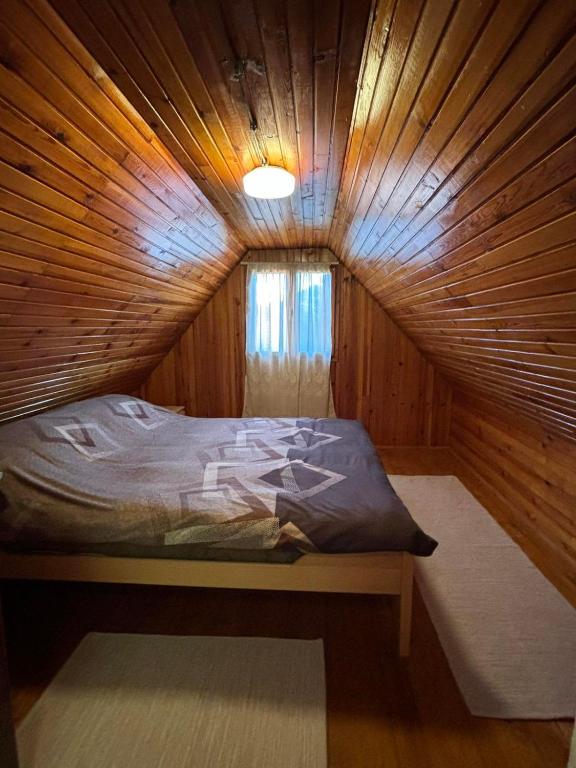 Postel nebo postele na pokoji v ubytování Ljubav Stara Zaovine