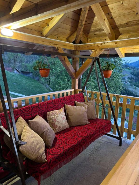 Balkón nebo terasa v ubytování Ljubav Stara Zaovine