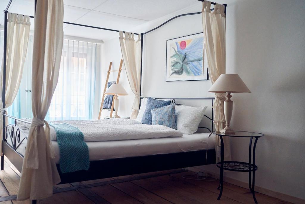 Llit o llits en una habitació de Chez Muna & Lucien