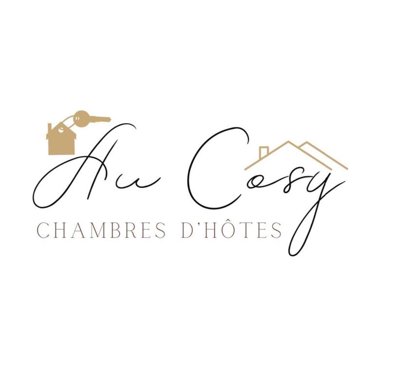 a logo for a photographer with a picture of a house at Au Cosy in Guînes