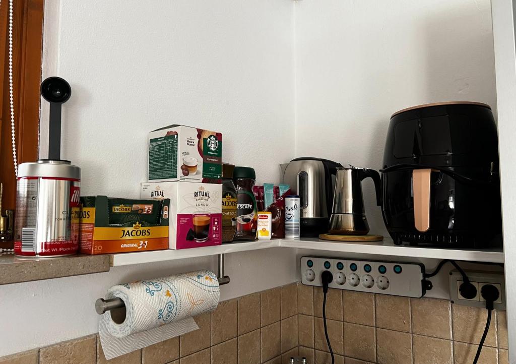 Kuchyň nebo kuchyňský kout v ubytování Apartment ANAYA paradise for families