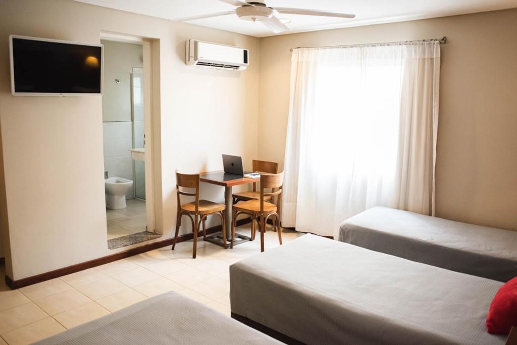 Postel nebo postele na pokoji v ubytování DonSuites