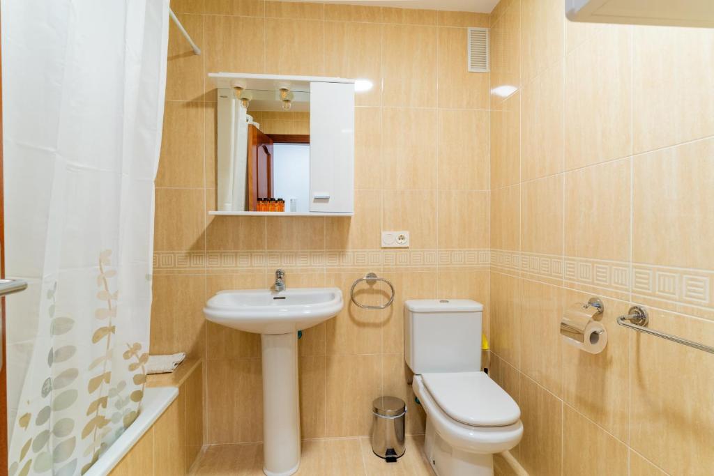 Koupelna v ubytování Santa Ana