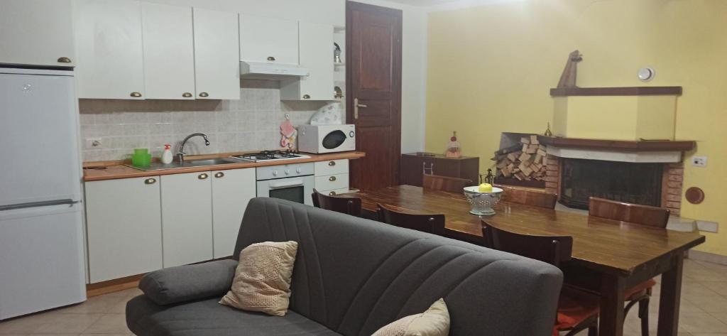Kuchyň nebo kuchyňský kout v ubytování Casa Regina