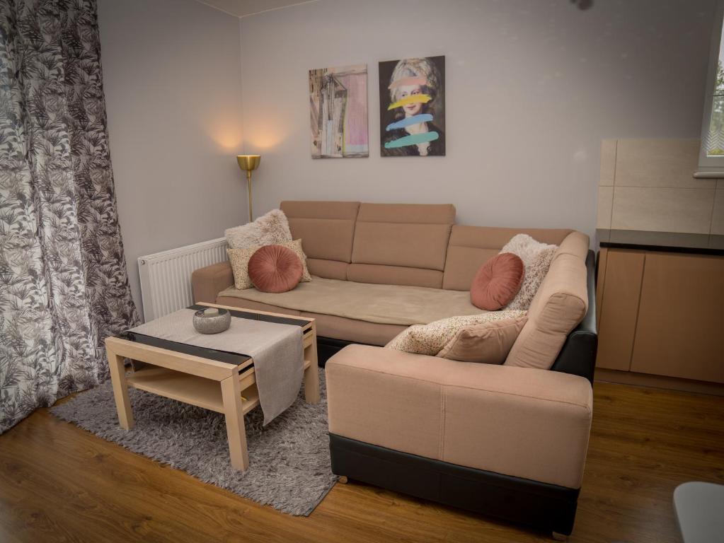 Posezení v ubytování Apartment Panorama Wisła