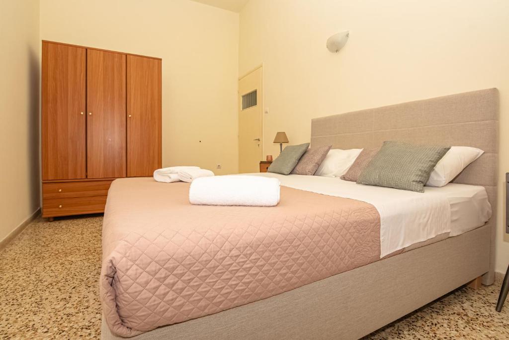 Postel nebo postele na pokoji v ubytování Veranda house