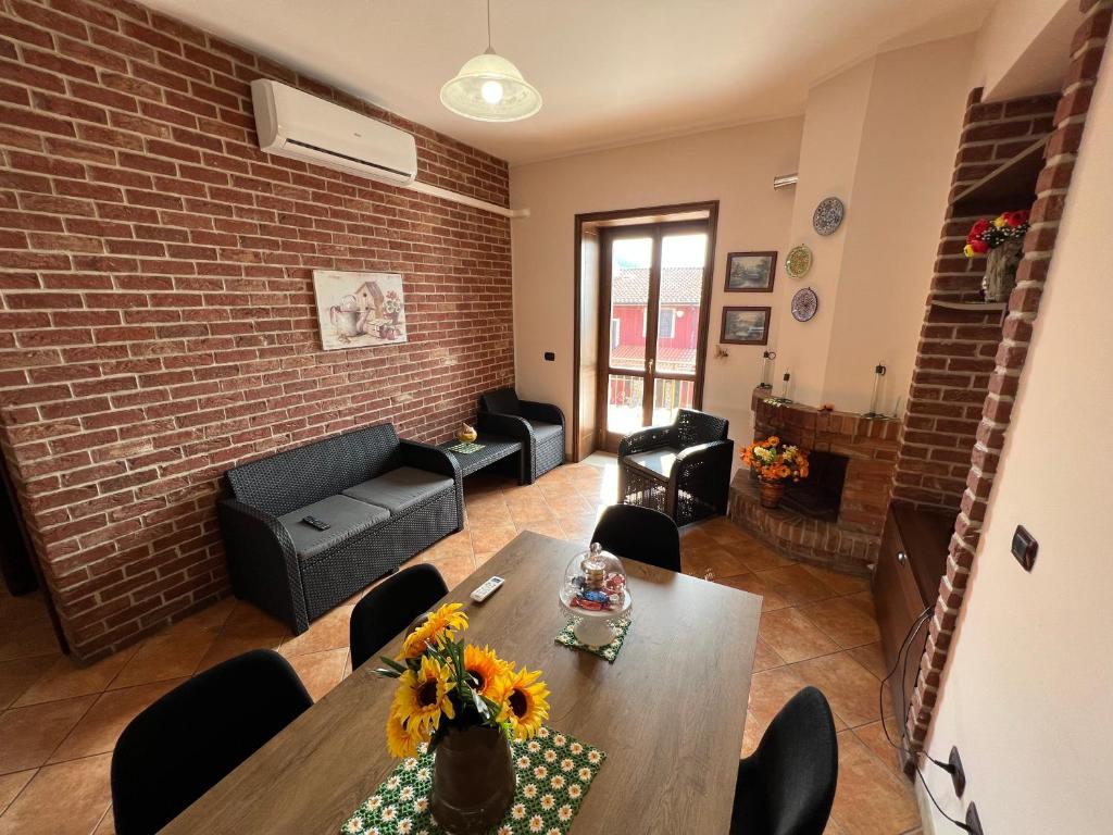 Posezení v ubytování B&B EMPIRA Lamezia Terme