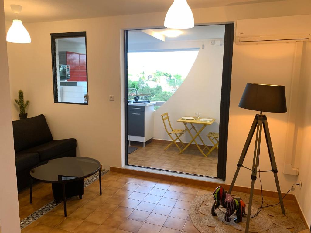 Posezení v ubytování Bel appartement situé idéalement