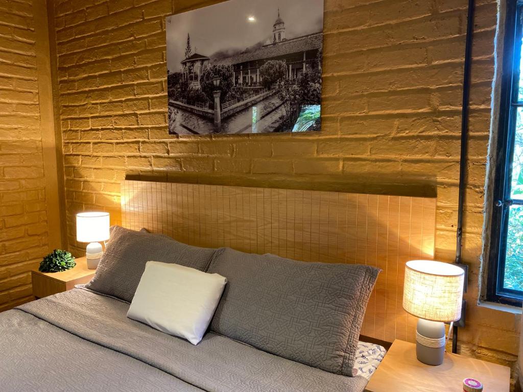 Postel nebo postele na pokoji v ubytování Casa Patio - Habitacion 5