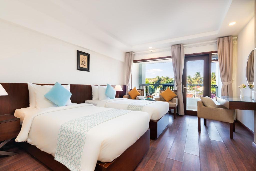 Phòng Superior 2 giường đơn nhìn ra cảnh thành phố