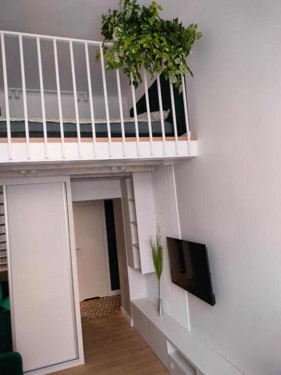 TV a/nebo společenská místnost v ubytování Apartament Paradise Zarządzany przez gospodarza osobę fizyczną Self check in