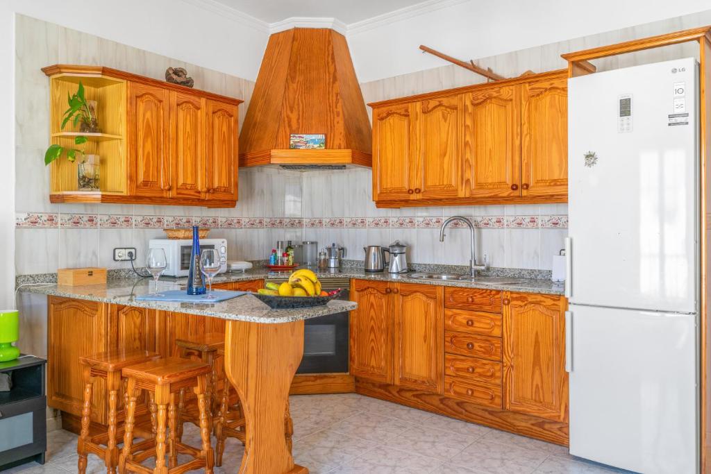Kuchyň nebo kuchyňský kout v ubytování Casita Isabella