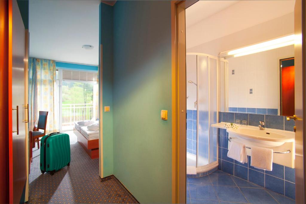 Koupelna v ubytování Terme Topolsica - Hotel Vesna
