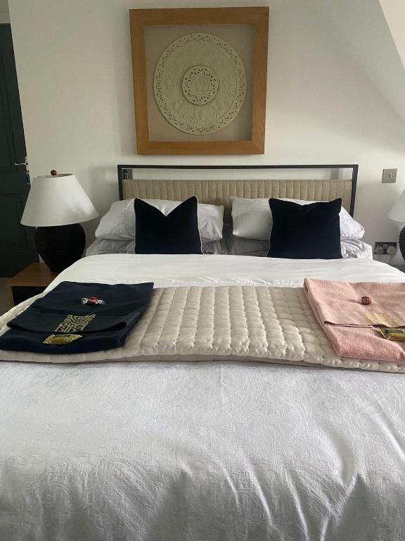 Letto o letti in una camera di Hillvine