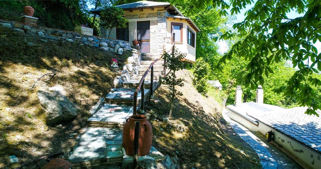 Zahrada ubytování The Mushroom Cottage