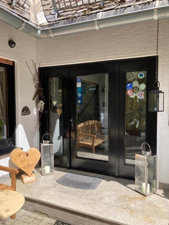 Patio nebo venkovní prostory v ubytování Gasthof Walhalja