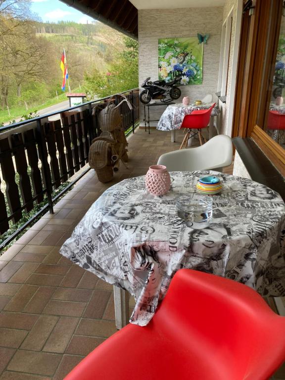 Balkón nebo terasa v ubytování Gasthof Walhalja
