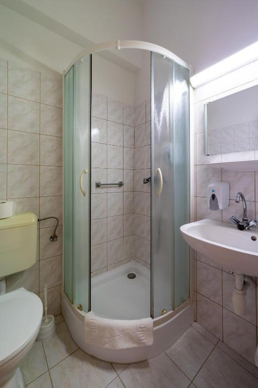 Koupelna v ubytování Hotel Forrás Zalakaros
