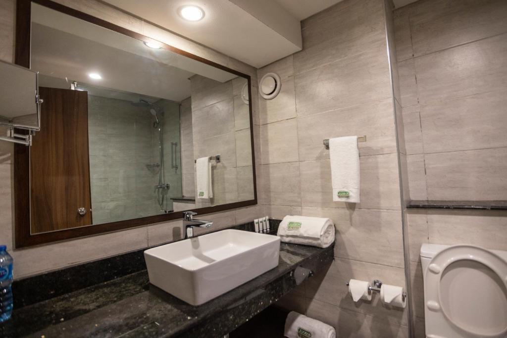 Ένα μπάνιο στο Jogor Hotel Ibadan
