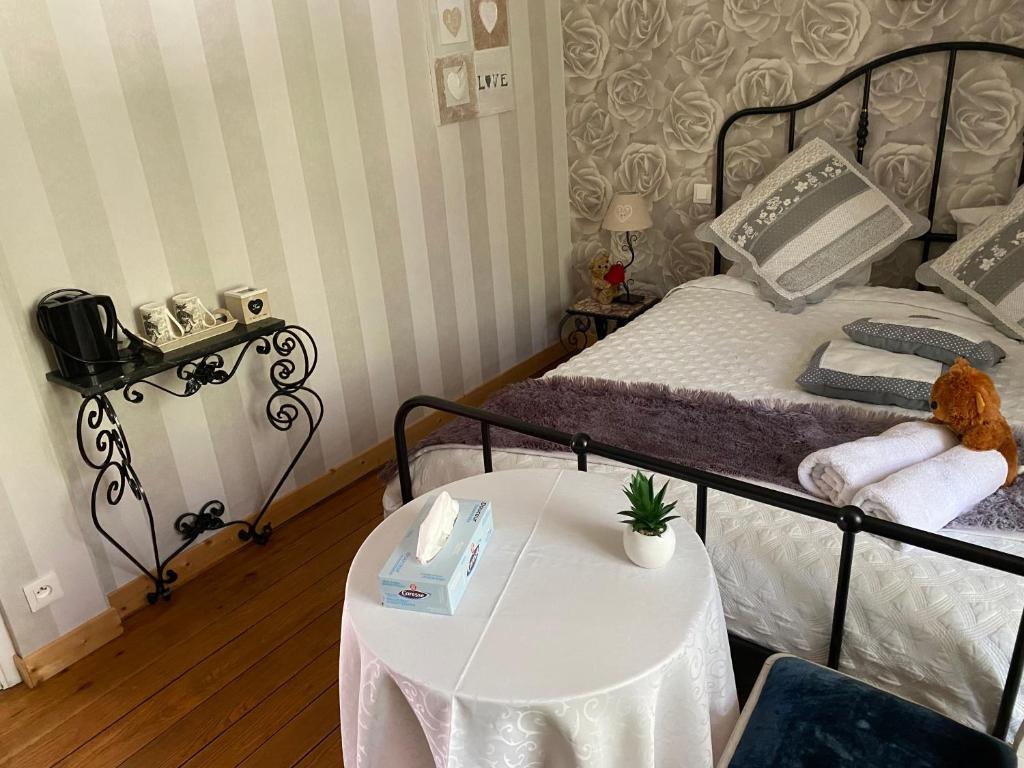 Les Iris Chambres d’hôte - Habitación Doble Con Baño Compartido