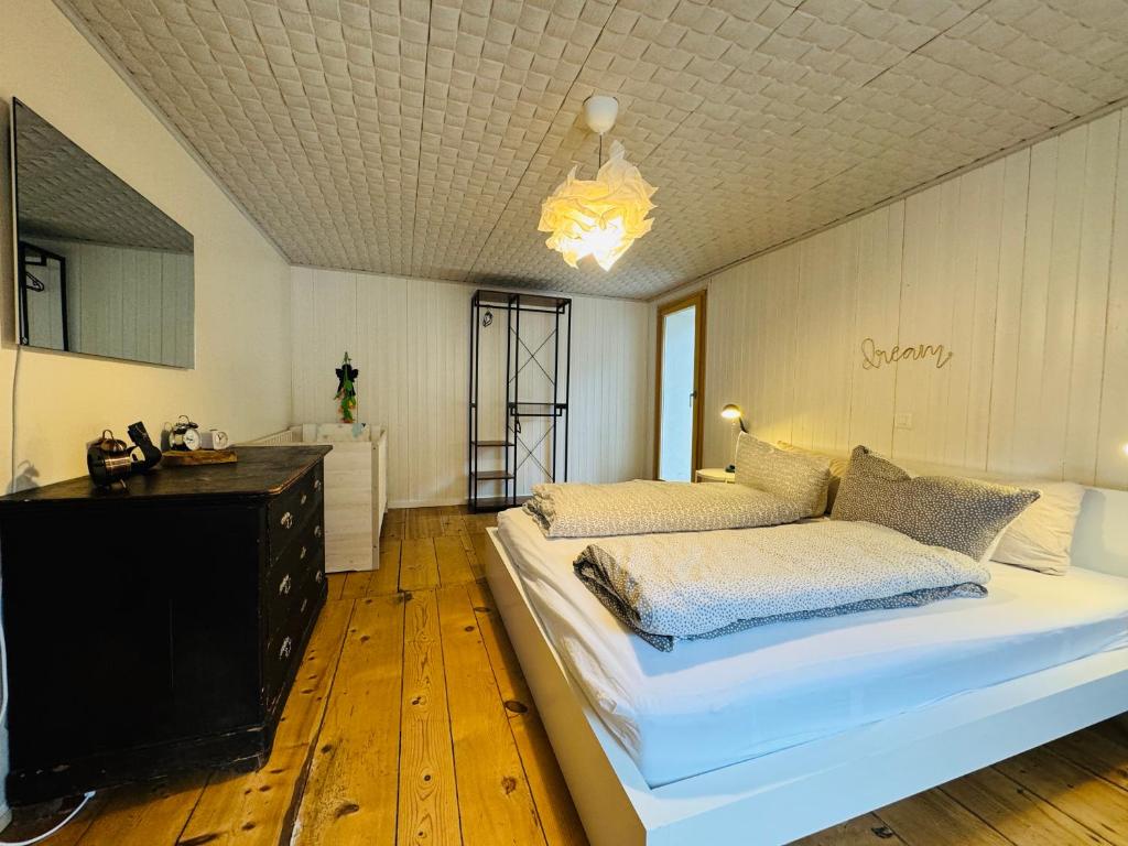 Postel nebo postele na pokoji v ubytování Michels Haus