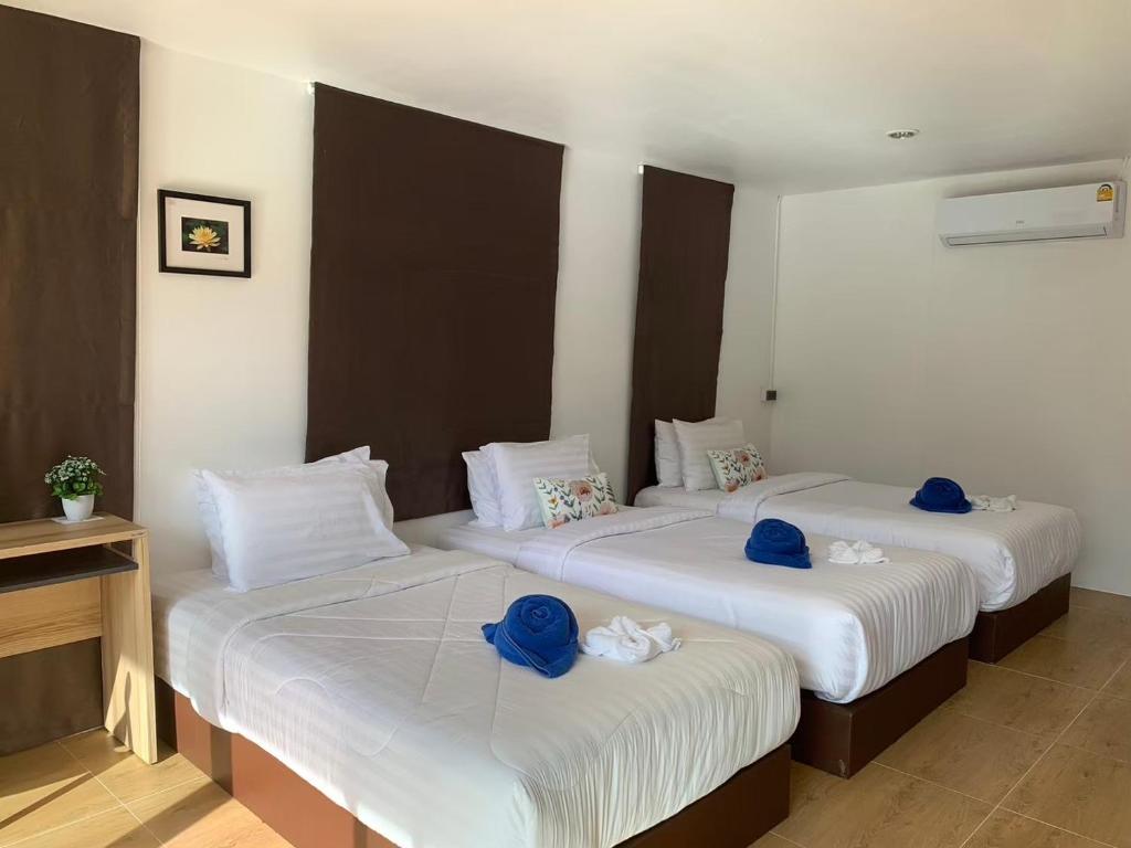 Postel nebo postele na pokoji v ubytování Samet Lucky Resort