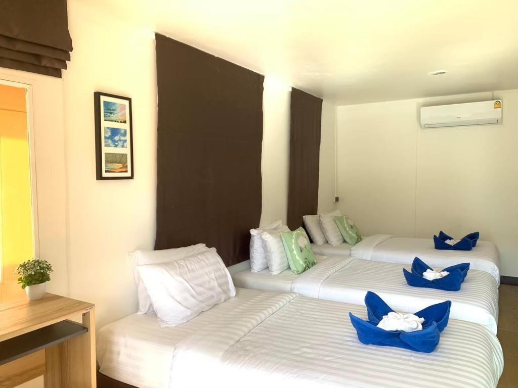 Postel nebo postele na pokoji v ubytování Samet Lucky Resort
