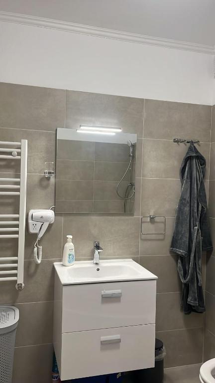 Koupelna v ubytování Live Tulcea Hotel