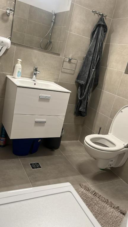 Koupelna v ubytování Live Tulcea Hotel