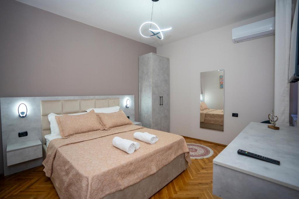 Postel nebo postele na pokoji v ubytování Hotel Pepe