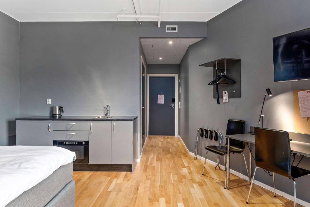 Postel nebo postele na pokoji v ubytování Aiden by Best Western Stockholm Kista