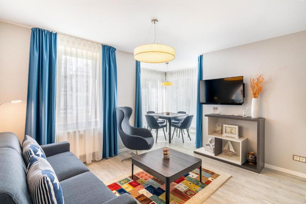 SEETELHOTEL Ostseeresidenz Bansin mit Pool und unmittelbarer Strandnähe - Appartamento Con Terrazza O Balcone