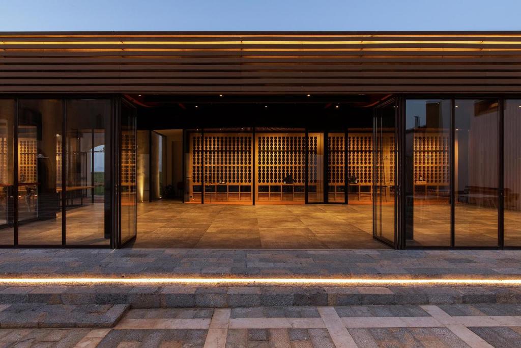 Balkón nebo terasa v ubytování Agriturismo Baglio Donnafranca Wine Resort