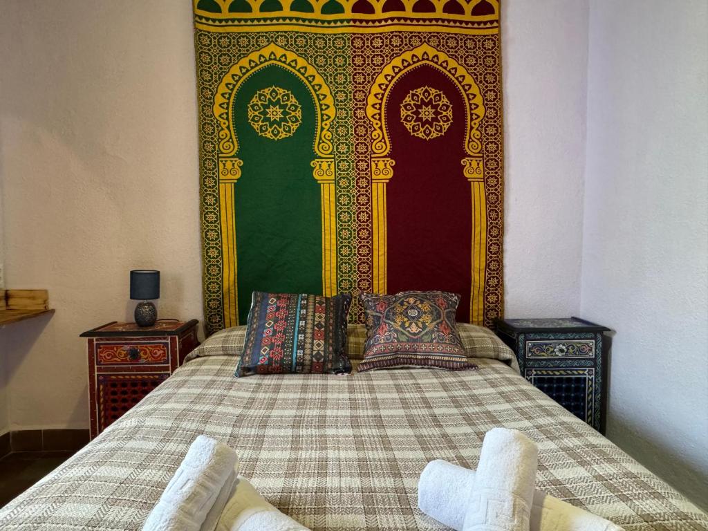Cama o camas de una habitación en Mi pasión andalusí 3