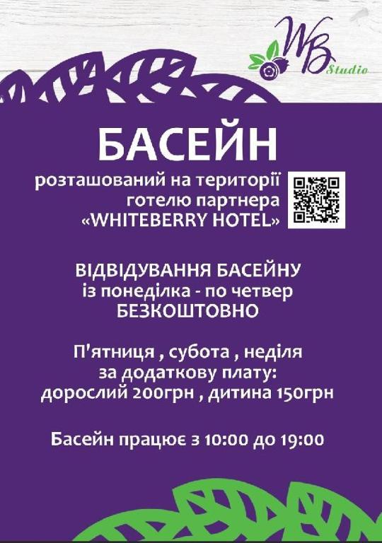 Certifikát, hodnocení, plakát nebo jiný dokument vystavený v ubytování Whiteberry Studio