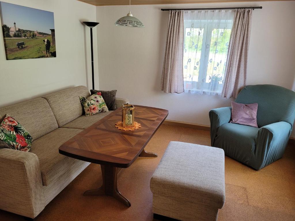 Posezení v ubytování Ferienhaus Anni