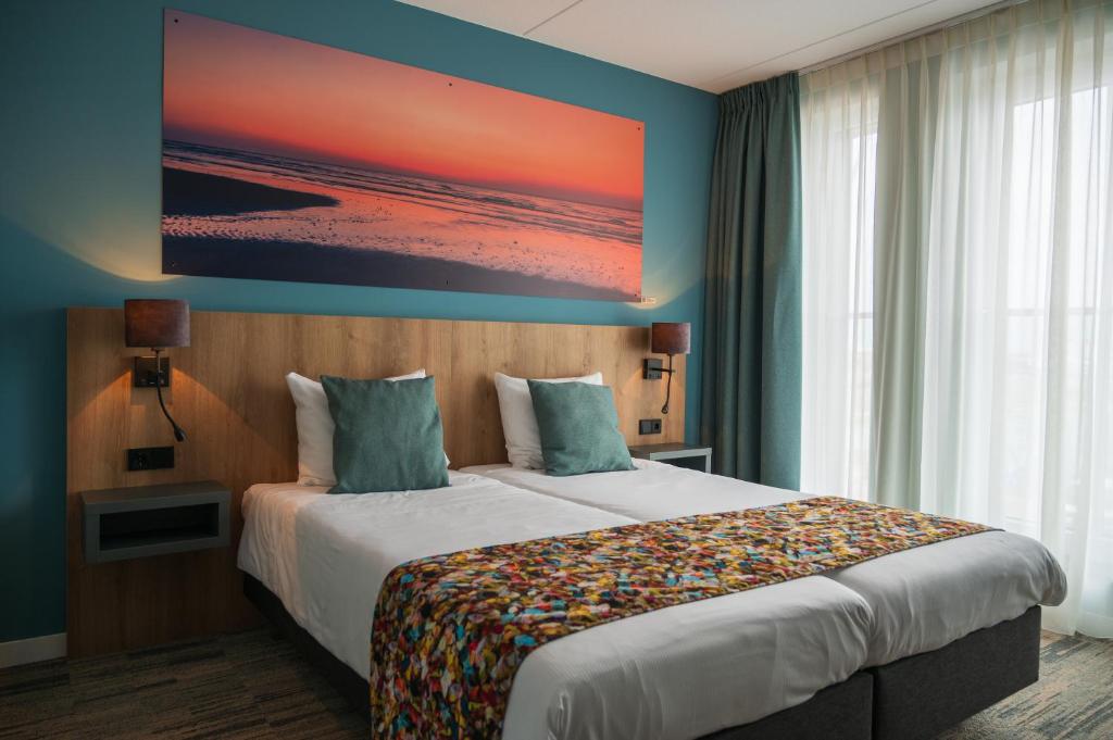 Postel nebo postele na pokoji v ubytování Schierzicht Logement