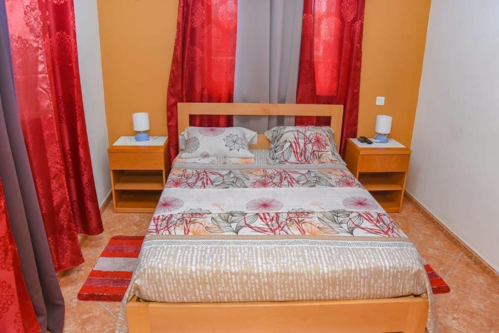 Postel nebo postele na pokoji v ubytování Hot belvedere