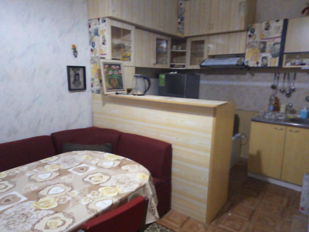 Kuchyň nebo kuchyňský kout v ubytování Къща за гости ОАЗИС