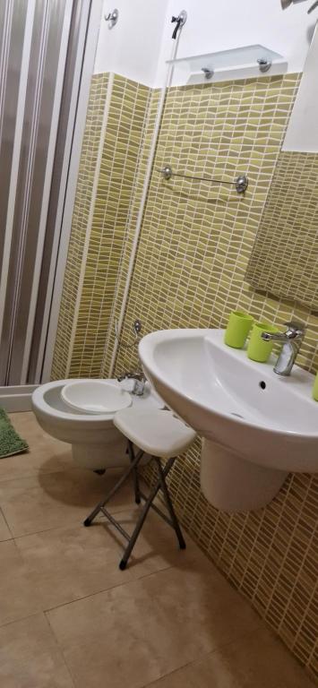 Koupelna v ubytování B&B Casa Mia