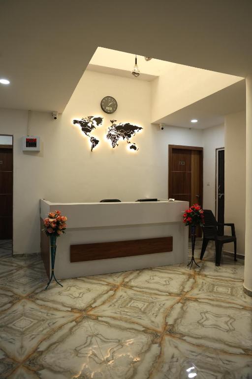 Posezení v ubytování Hotel Aaram Kalupur