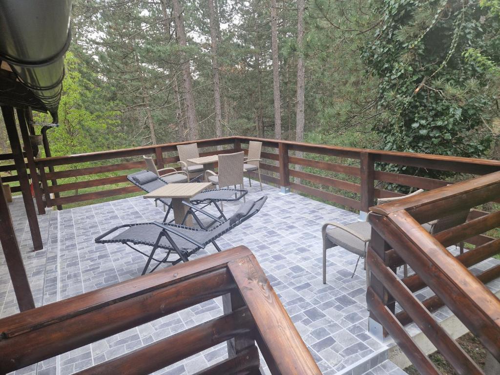 Balkon ili terasa u objektu Apartmani Popovic