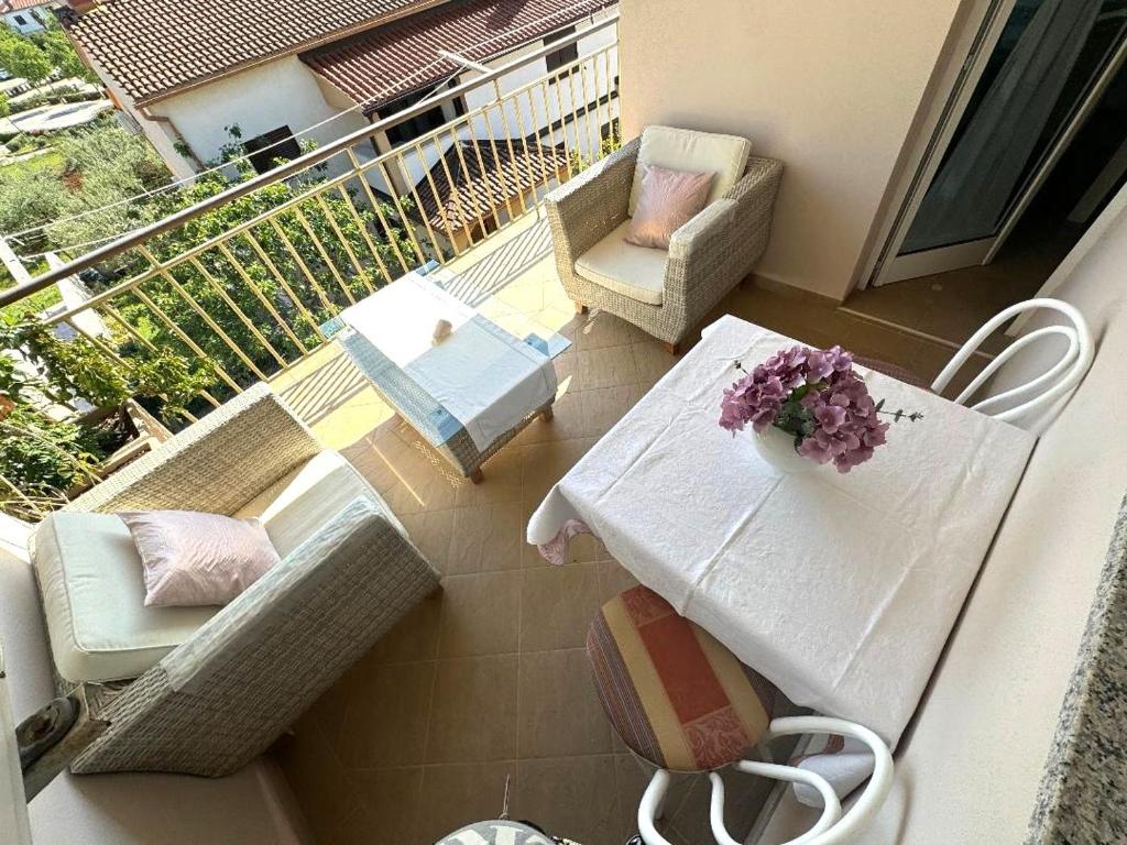 Balkón nebo terasa v ubytování Apartments Ragusa