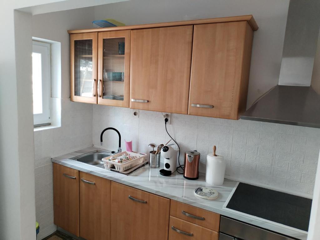 Kuchyňa alebo kuchynka v ubytovaní Apartmani Živković