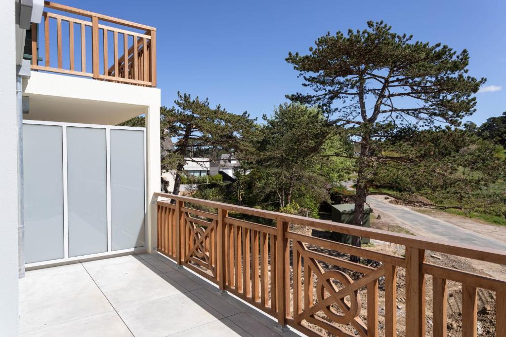 Balkón nebo terasa v ubytování Les pins 210 - Appt à moins dun km de la plage