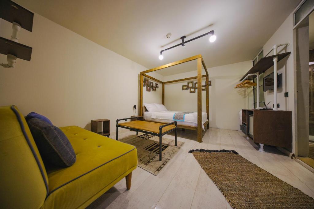 A bed or beds in a room at Brera Alacati - Special Category