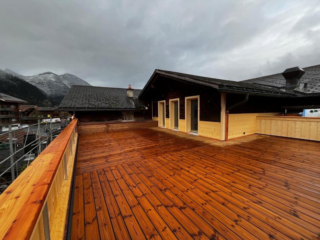 Nespecifikovaný výhled na hory nebo výhled na hory při pohledu z apartmánu